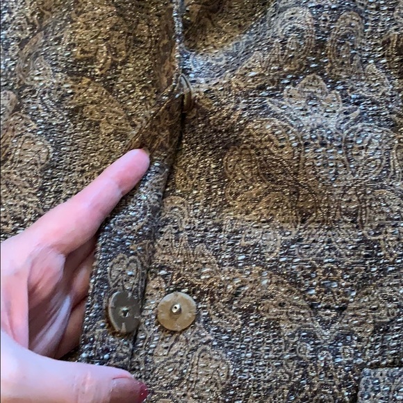 Holiday Wear Liz Claiborne Metallic jacket - Picture 3 of 4